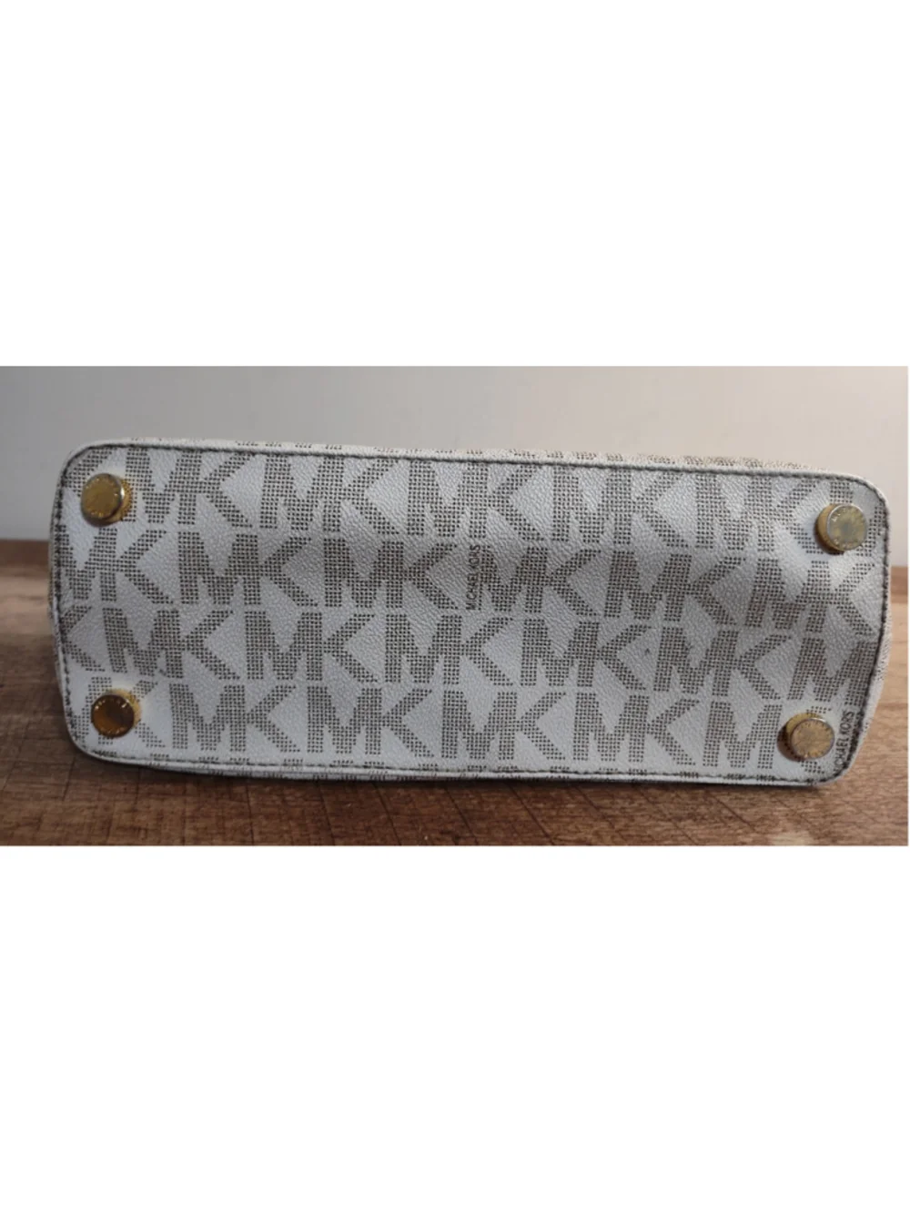 Women's Michael Kors Satchel Bag One Size White Beige